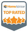 HomeAdvisor Top Rated business logo